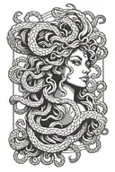 medusa tattoo design idea