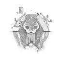 Everything happens for a reason with words tattoo design idea