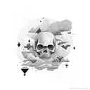 Everything happens for a reason with words tattoo design idea