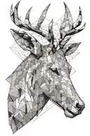 buck tattoo design idea