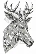 buck tattoo design idea