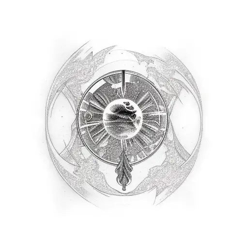 cosmos tattoo design idea