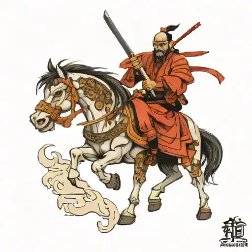 ronin samurai tattoo design idea