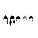 a group of people with different hairstyles tattoo design idea