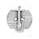 guitar & Cajon tattoo design idea