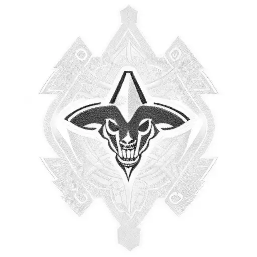 Combine the logos of the Oklahoma State Cowboys and the Atlanta Braves into a unique design tattoo design idea