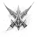 Assasin's Creed logo tattoo design idea