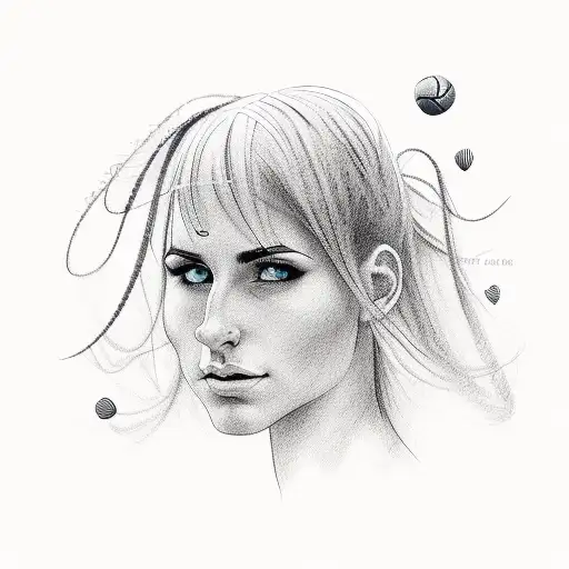 Antonia, 27,  professional volleyball player tattoo design idea