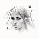 Antonia, 27,  professional volleyball player tattoo design idea