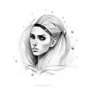 Antonia, 27,  professional volleyball player tattoo design idea