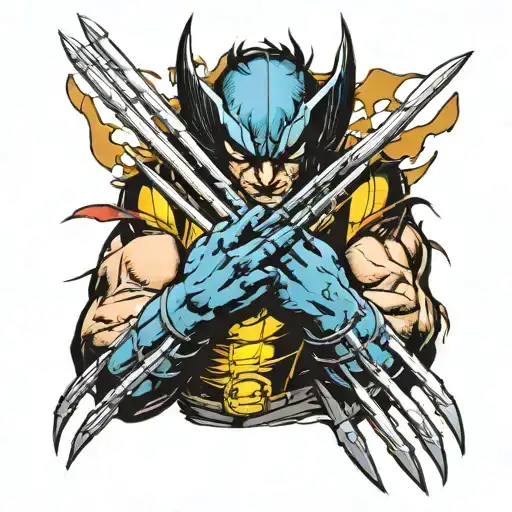 Wolverine Claws, Logan Hines tattoo design idea