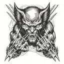 Wolverine Claws, Logan Hines tattoo design idea