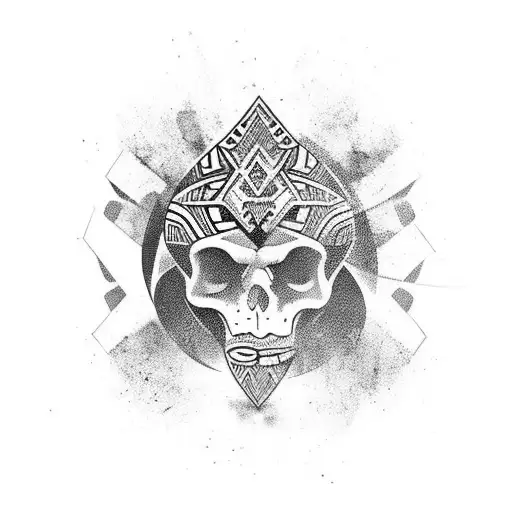 badass tribal  tattoo design idea