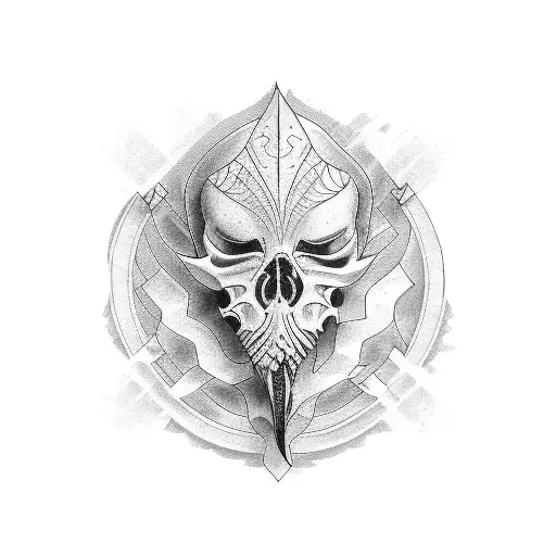 Throat Sleeve tattoo design idea