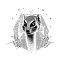 suricata tattoo design idea