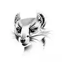 suricata tattoo design idea