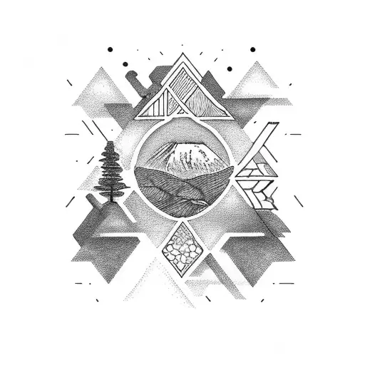 Mount Kilimanjaro  tattoo design idea