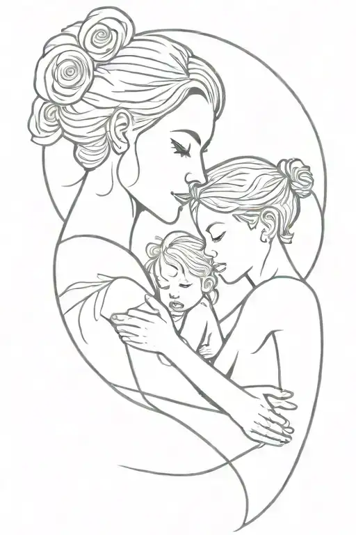mom and son tattoo design tattoo design idea