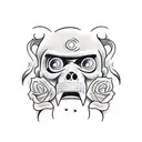 ape   tattoo design idea