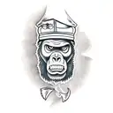 ape   tattoo design idea