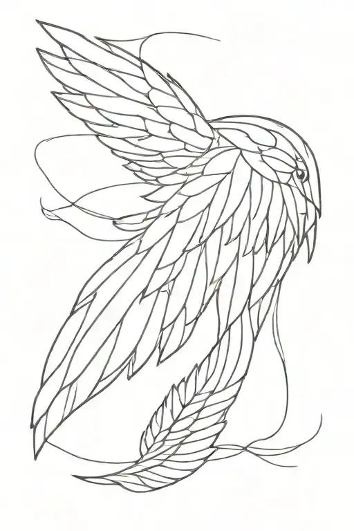 fourth wing tattoo tattoo design idea