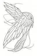 fourth wing tattoo tattoo design idea
