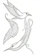 fourth wing tattoo tattoo design idea