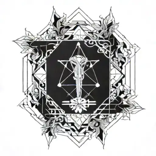 Sagittarius And Gemini tattoo design idea