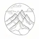 mountain anarchy   tattoo design idea