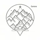 mountain anarchy   tattoo design idea