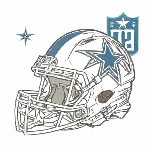 Dallas cowboys football  tattoo design idea