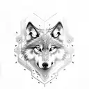 wolf warrior phoenix nature tattoo design idea