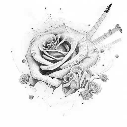 Stevie Ray Vaughan, John Mayer, roses tattoo design idea