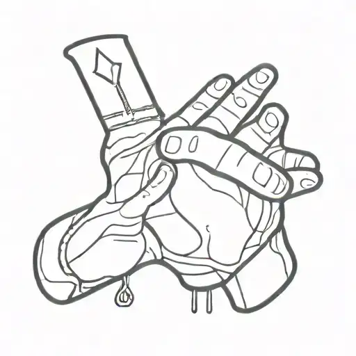 love, heart, berlin, alcohol, jesus praying hand, drugs tattoo design idea