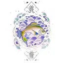 Fish Scales tattoo design idea