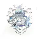 Fish Scales tattoo design idea