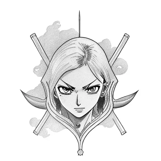 Nico Robin one piece tattoo design idea