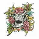 E & J is 1986 tattoo design idea