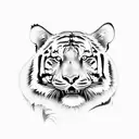 japenese tiger tattoo design idea