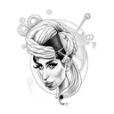 Amy Winehouse tattoo design idea