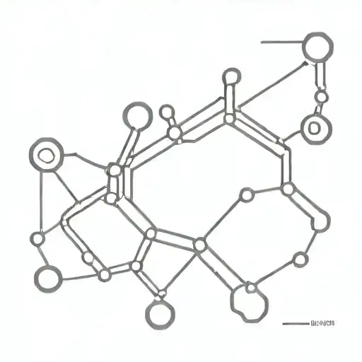 dopamine chemical structure tattoo design idea