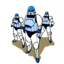 captain rex and clone troopers tattoo design idea