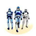 captain rex and clone troopers tattoo design idea