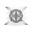 solid black bands alternating with lines from the havamal in elder futhark tattoo design idea