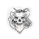 witch coven tattoo design idea