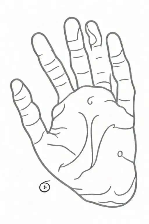 human hand and a paw print tattoo design idea