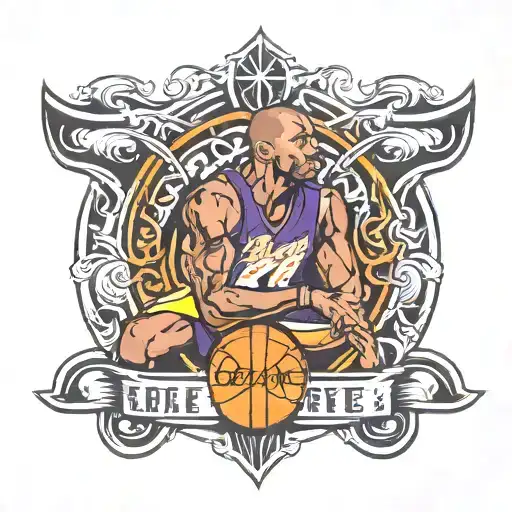 kobe bryant logo tattoo design idea