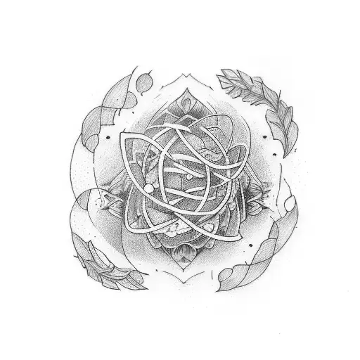 a tattoo that expresses gratitude, new life, thinking and hope tattoo design idea