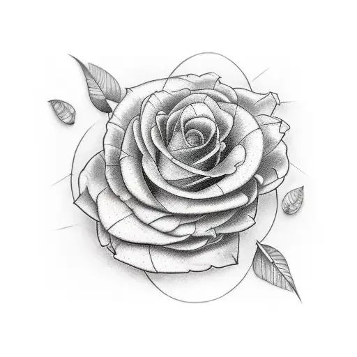 fine line realism based on the worth depression and growth tattoo design idea