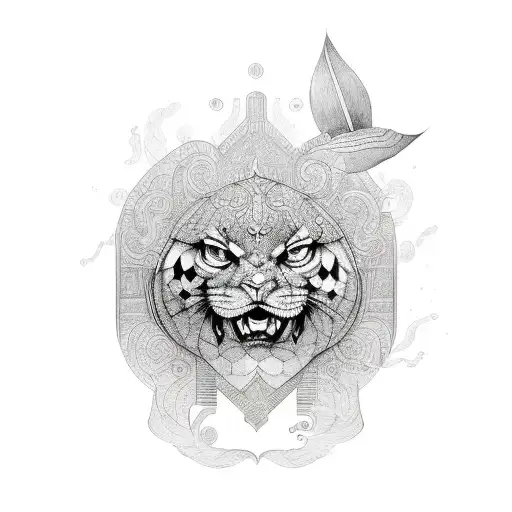 tamil letter tattoo design idea